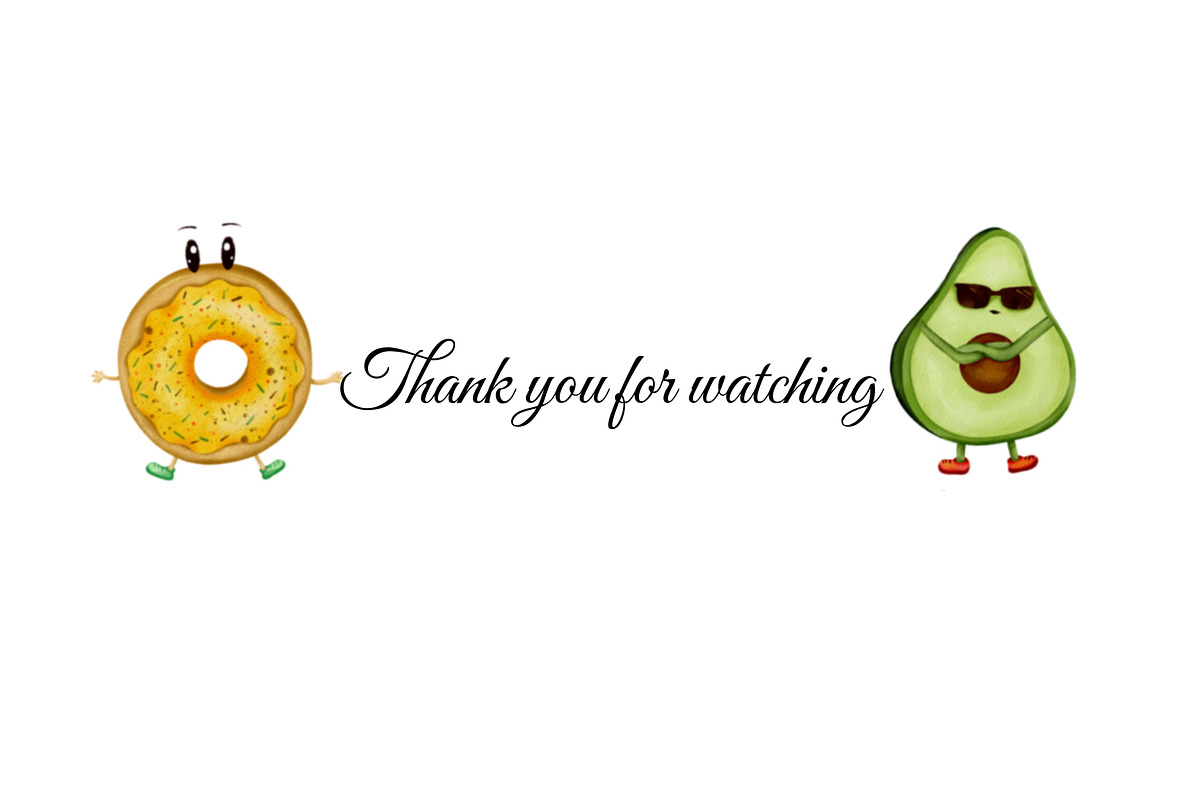 Cute Food Friends Clipart, a Food Illustration by ZabolotnaArt (Photo 7 of 7)