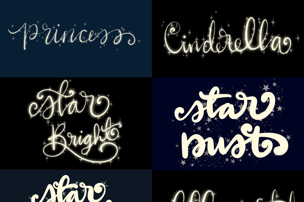 Magic Lettering Procreate Brushes, a Brush Add-On by Studio Kitsch (Photo 6 of 10)
