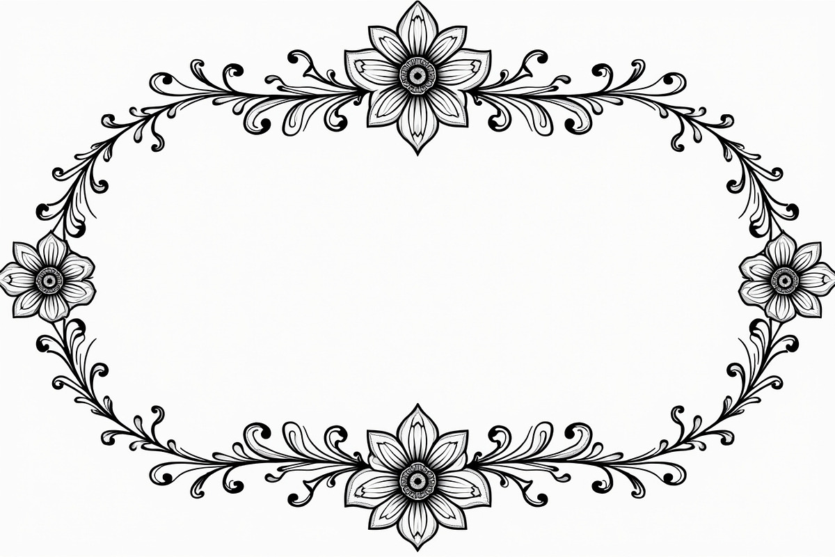 Vintage Scroll Ornament Set, an Illustration by hafijul (Photo 7 of 9)