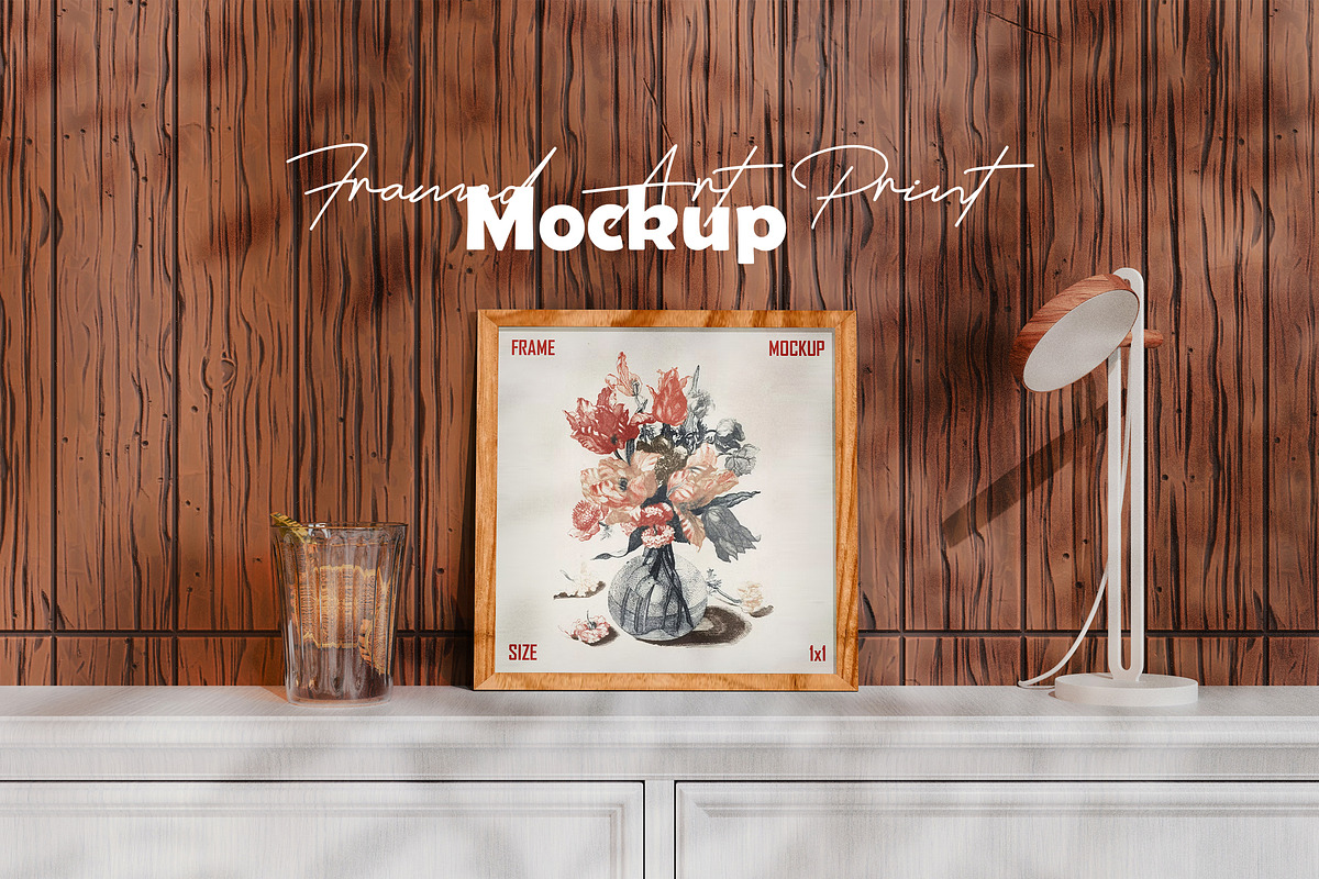 Wood Wall Art Mockup, a Household Mockup by Mehedi Hasan (Photo 1 of 3)