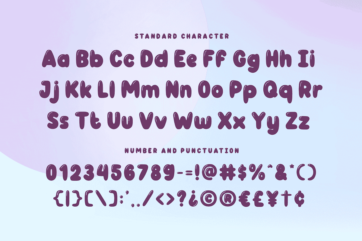BUBBLEGUM, a Handwritten Font by Mozatype (Photo 8 of 8)