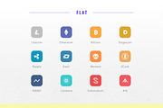 Crypto Logo Icon Set, an Outline Icon by NeonLeon (Thumbnail 2 of 6)