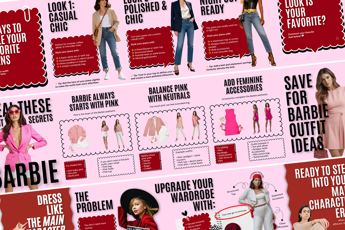 15 Fashion Instagram Carousel Design, a Social Media Template by thecyella.co (Photo 5 of 5)