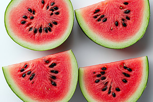 Juicy Watermelon Slices Summer Refre, a Food & Drink Photo by Pixeness Studio