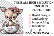 Whimsical Easter Cute Deer Clipart, an Illustration by Daily.Designs (Thumbnail 2 of 7)
