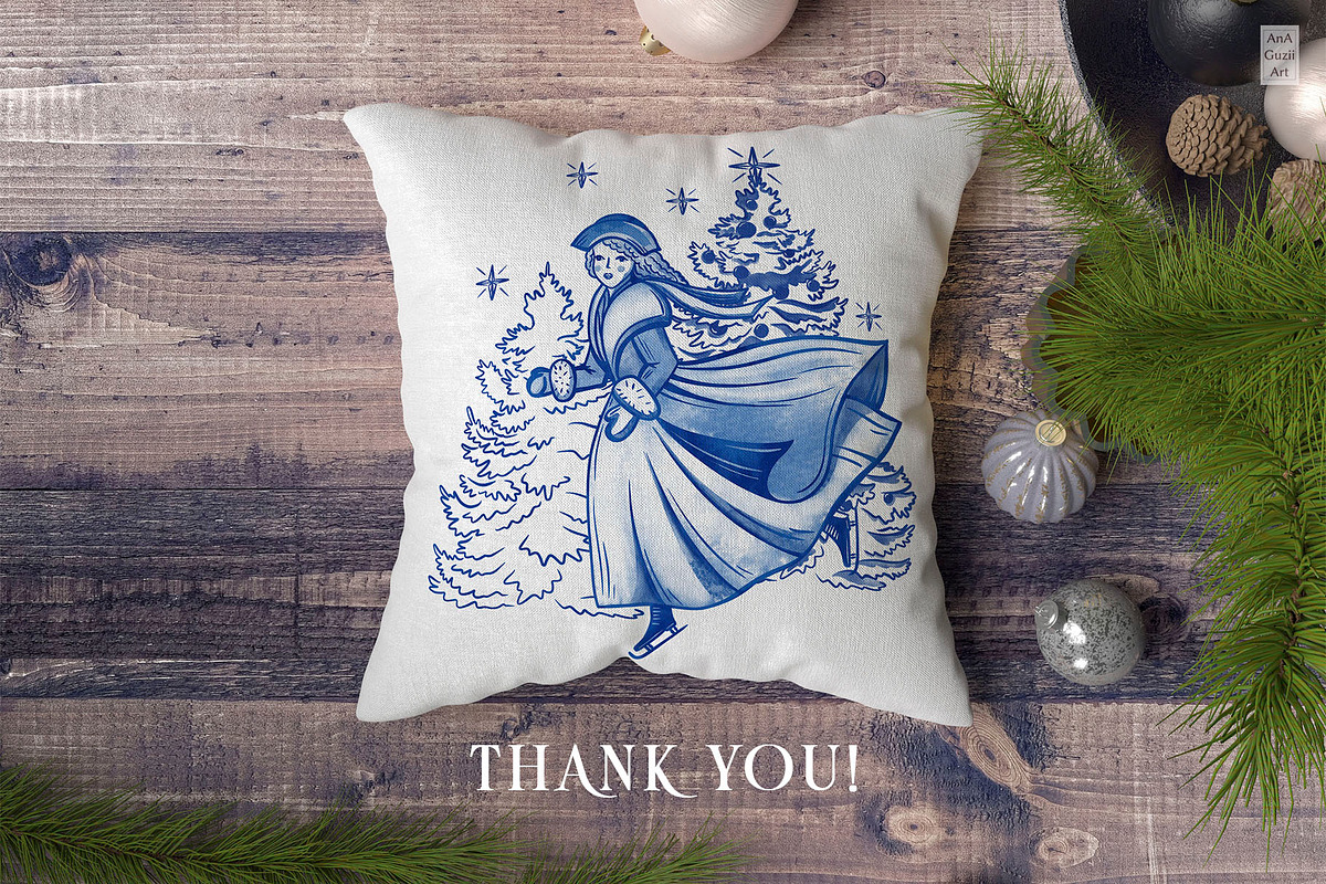 Winter day seamless patterns clipart, a Pattern Graphic by AnaGuziiArt (Photo 11 of 11)