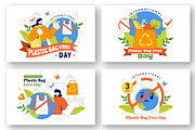 7 International Plastic Bag Free Day, an Object Illustration by denayunebgt (Thumbnail 2 of 4)