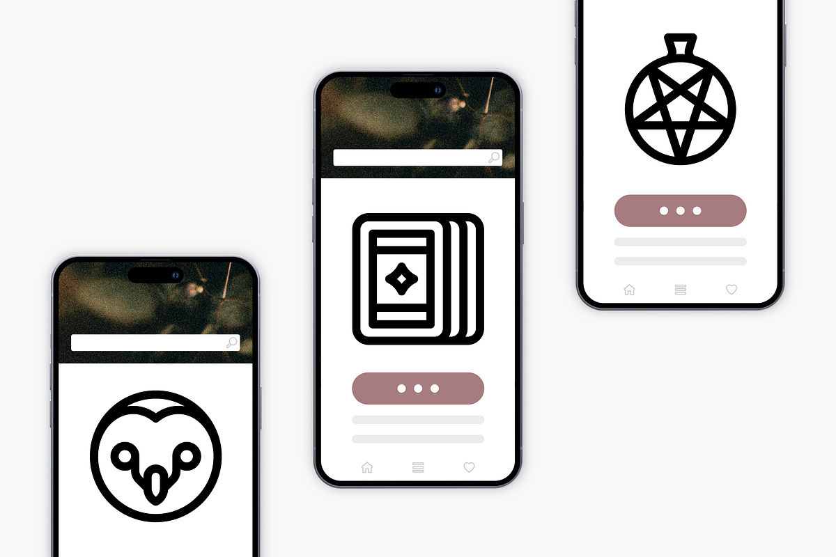 50 Witchcraft Icons, an Outline Icon by Side Project (Photo 6 of 8)