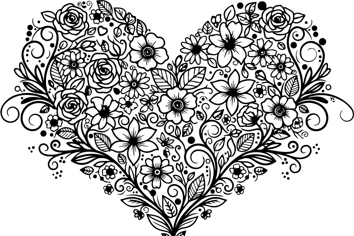 Decorative Heart Silhouette Bundle, an Illustration by Designs_River (Photo 12 of 45)
