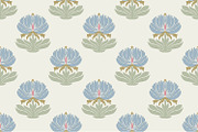 Heirloom Blue Sage Heritage Pattern, a Pattern Graphic by Pretty Cosy Chai (Thumbnail 4 of 4)