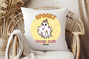 Retro Halloween Ghost PNG Sublimatio, an Illustration by DreamCafeArt (Thumbnail 2 of 7)