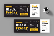 Black Friday Night Party Event, a Stationery Template by ContestDesign (Thumbnail 2 of 2)