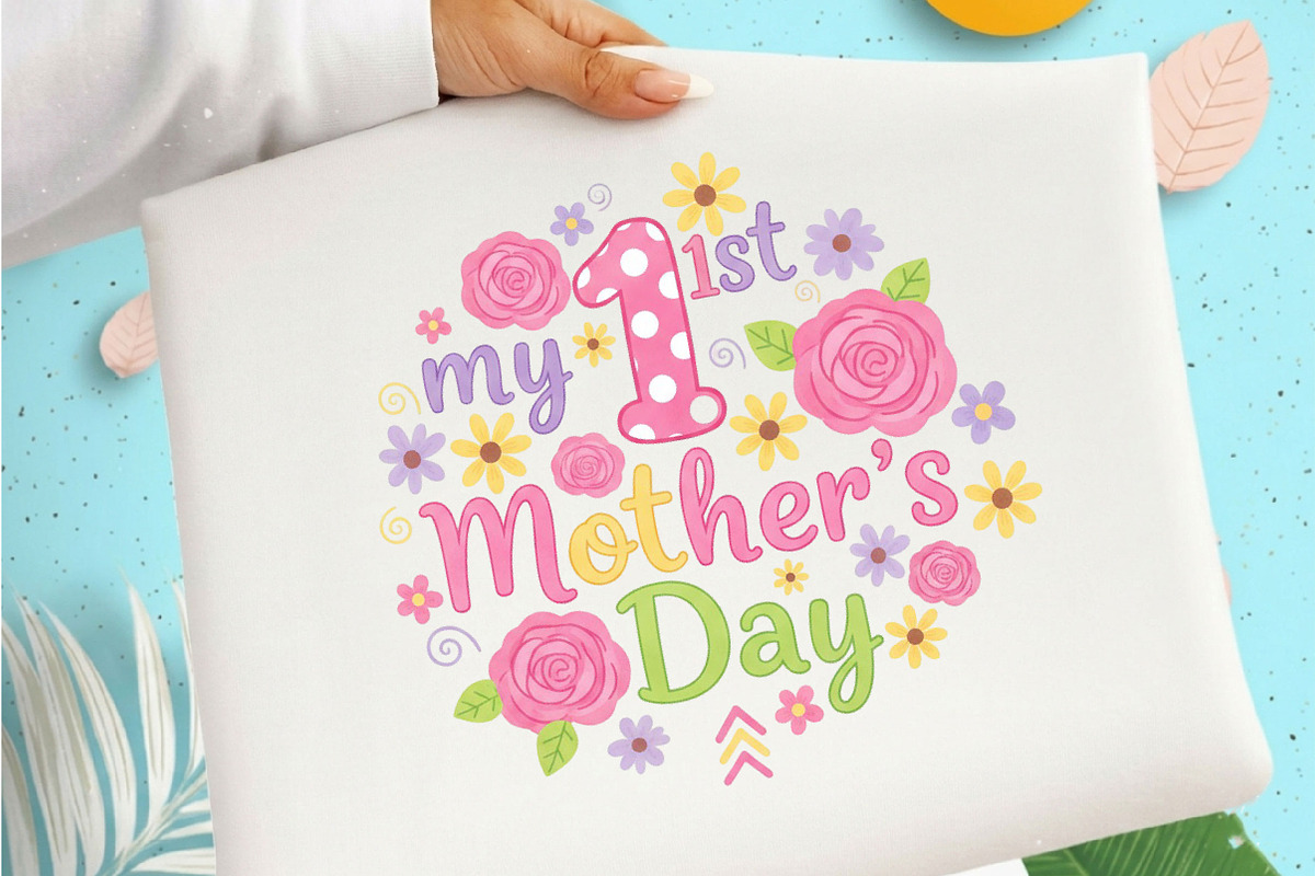My First Mother's Day Png,Mommy Png,, an Illustration by Designking (Photo 4 of 6)