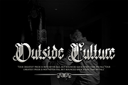 Glory Angel - Blackletter Typeface, a Blackletter Font by Meizzaluna Design (Thumbnail 8 of 10)