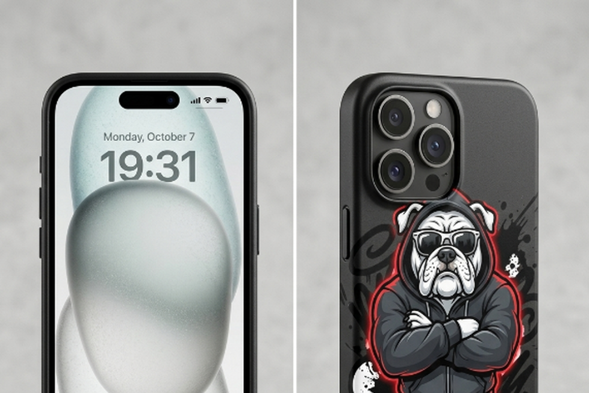 Gangster Bulldog Hoodie Art, a Shirt Mockup by Vector Stall (Photo 10 of 13)