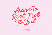 Two Sugars Script Font, a Script Font by Sam Parrett (Thumbnail 4 of 8)