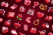 Valentine's Day 3D Icon, an Object 3D Model by Creative Perspective (Thumbnail 5 of 6)