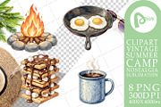 Vintage Summer Camp Sublimation, a Decorative Illustration by Artnoy (Thumbnail 8 of 18)