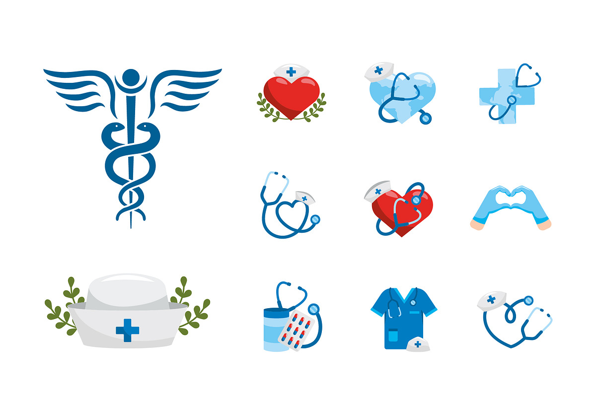 Nurse Healthcare Illustration Set