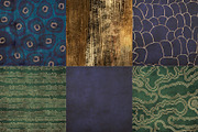 Lapis & Malachite Gold Marble Slabs, a Pattern Graphic by Blixa 6 Studios (Thumbnail 5 of 6)