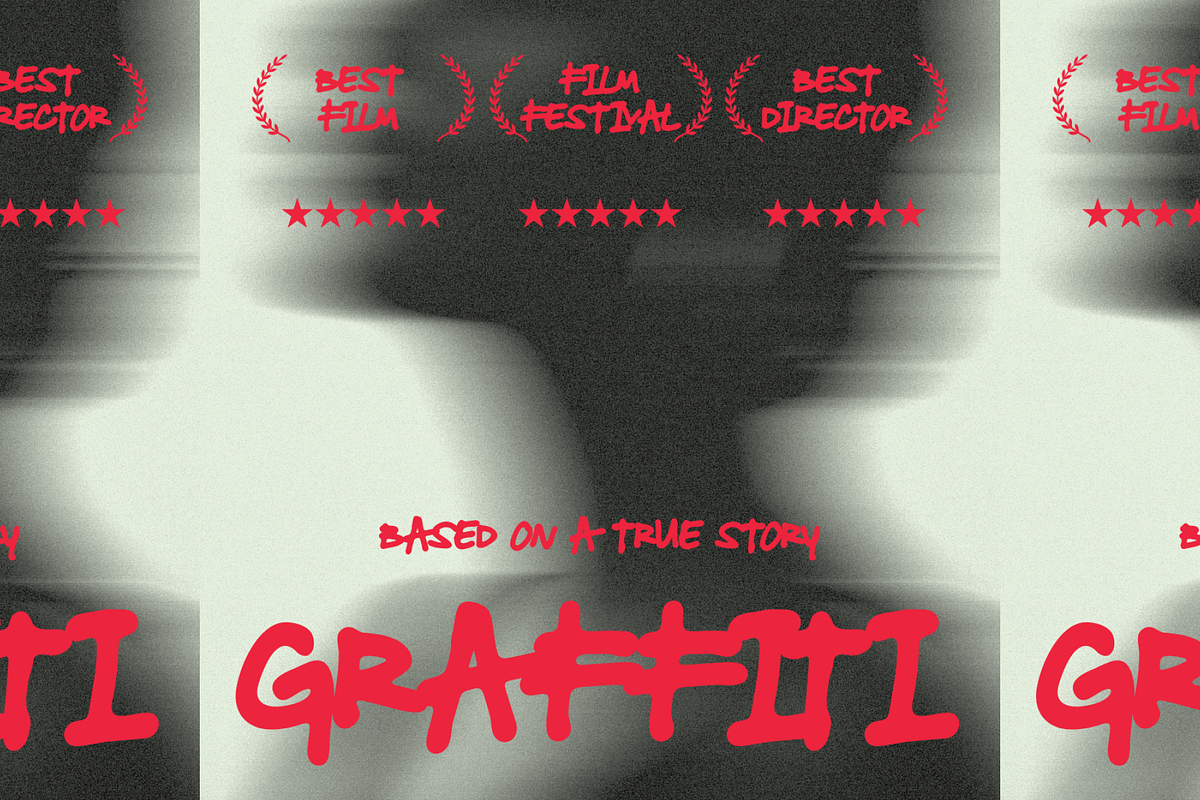 THE GRAFFITI FONT, a Font by THE BOLD FONT. (Photo 3 of 9)