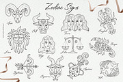 Zodiac Signs | Horoscope Symbols, an Illustration by Siriliadka Dreams