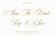Mozart II - Basic Version, a Script Font by Blessed Print (Thumbnail 8 of 17)