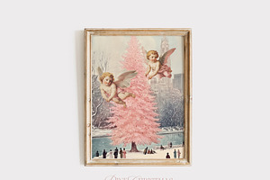 PINK CHRISTMAS COQUETTE COLLAGE