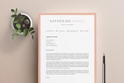 Resume Template KATHERINE A4, a Resume Template by Graace Studio (Thumbnail 2 of 3)