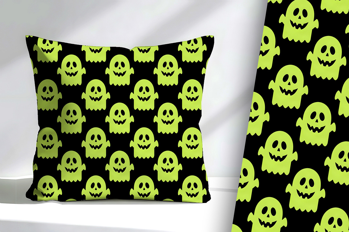 Halloween Cute Green Monsters, a Pattern Graphic by Sharon Schwalbe (Photo 3 of 6)