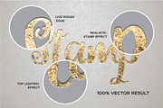Vector Foil TOOLKIT For Illustrator, a Layer Style Add-On by Graphic Spirit (Thumbnail 2 of 4)