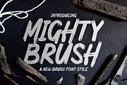 MIGHTY BRUSH Fonts, a Font by Garisman Std (Thumbnail 1 of 10)