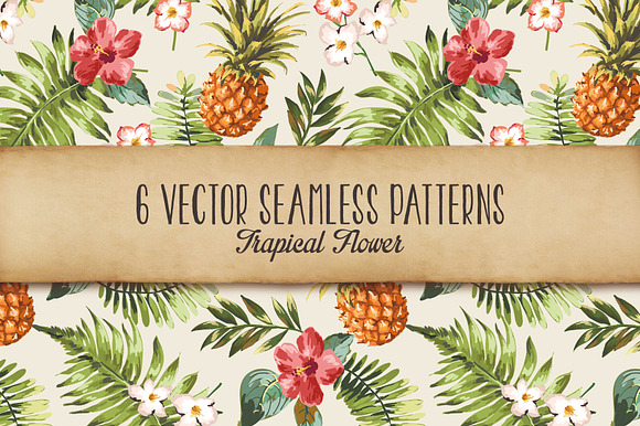 Seamless tropical patterns Vol.2 preview 6
