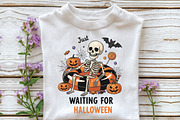 Just Waiting for Halloween PNG, an Illustration by CraftArtStudio (Thumbnail 2 of 4)
