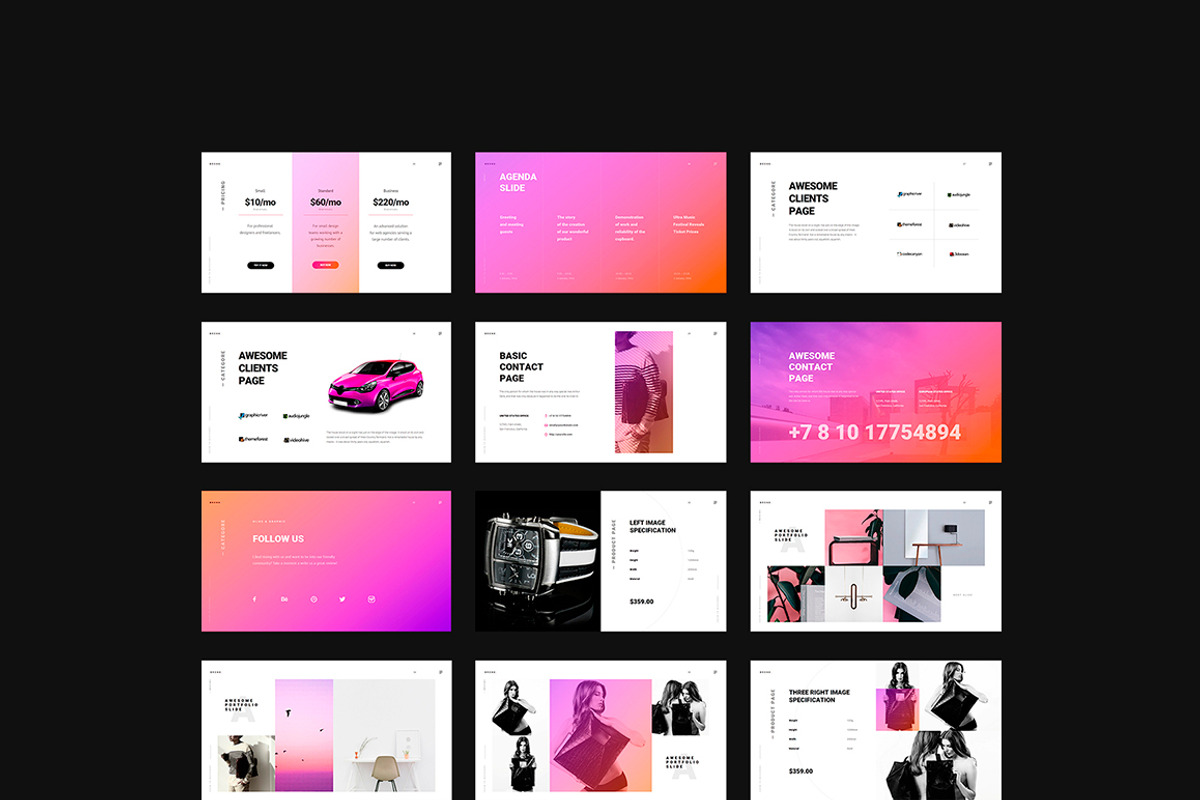 BRONX Keynote Template, a Presentation Template by Presentations Studio (Photo 6 of 15)