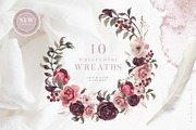 Watercolor Boho Floral Unicorn Set, a Decorative Illustration by Veris Studio (Thumbnail 3 of 15)