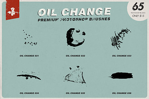 Oil Change Photoshop Brushes