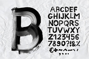 Black Brush Paint Font, a Script Font by Handmadefont (Thumbnail 2 of 9)
