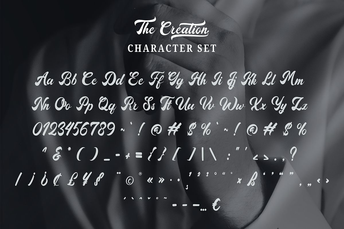 The Creation Script Bold Font, a Script Font by Jaruka (Photo 2 of 10)