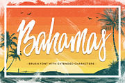 Bahamas Brush Font, a Script Font by Ivan Rosenberg (Thumbnail 1 of 6)