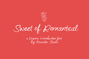 Sweet of Romantical Font, a Handwritten Font by Muwatta Studio