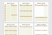 INDESIGN PLANNER BUNDLE PACK VOL.26, a Stationery Template by MNT-Creator (Thumbnail 8 of 9)