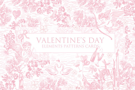 VALENTINE'S DAY IN PINK & RED COLOR