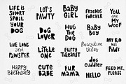 Cute dogs clipart collection, an Animal Illustration by Leysan Shayak (Thumbnail 6 of 11)