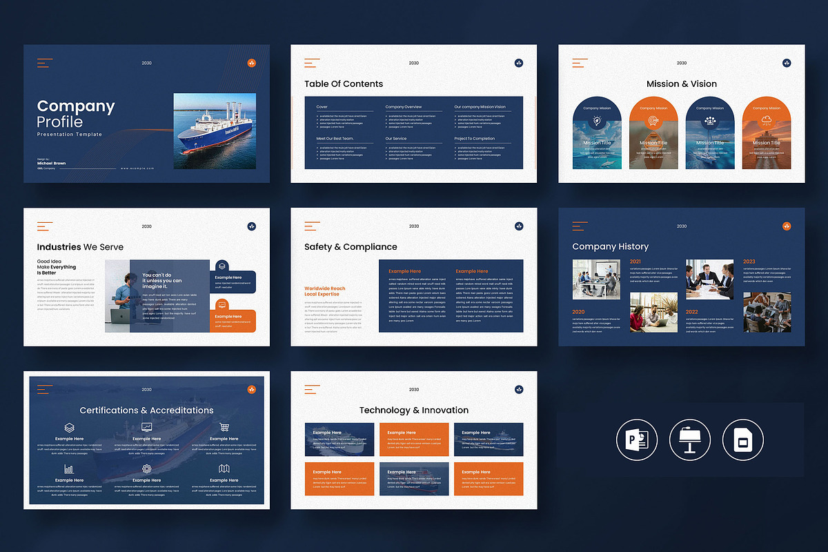 Company Profile Template, a Presentation Template by Pradaxa (Photo 1 of 6)