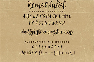 Romeo & Juliet Font Duo