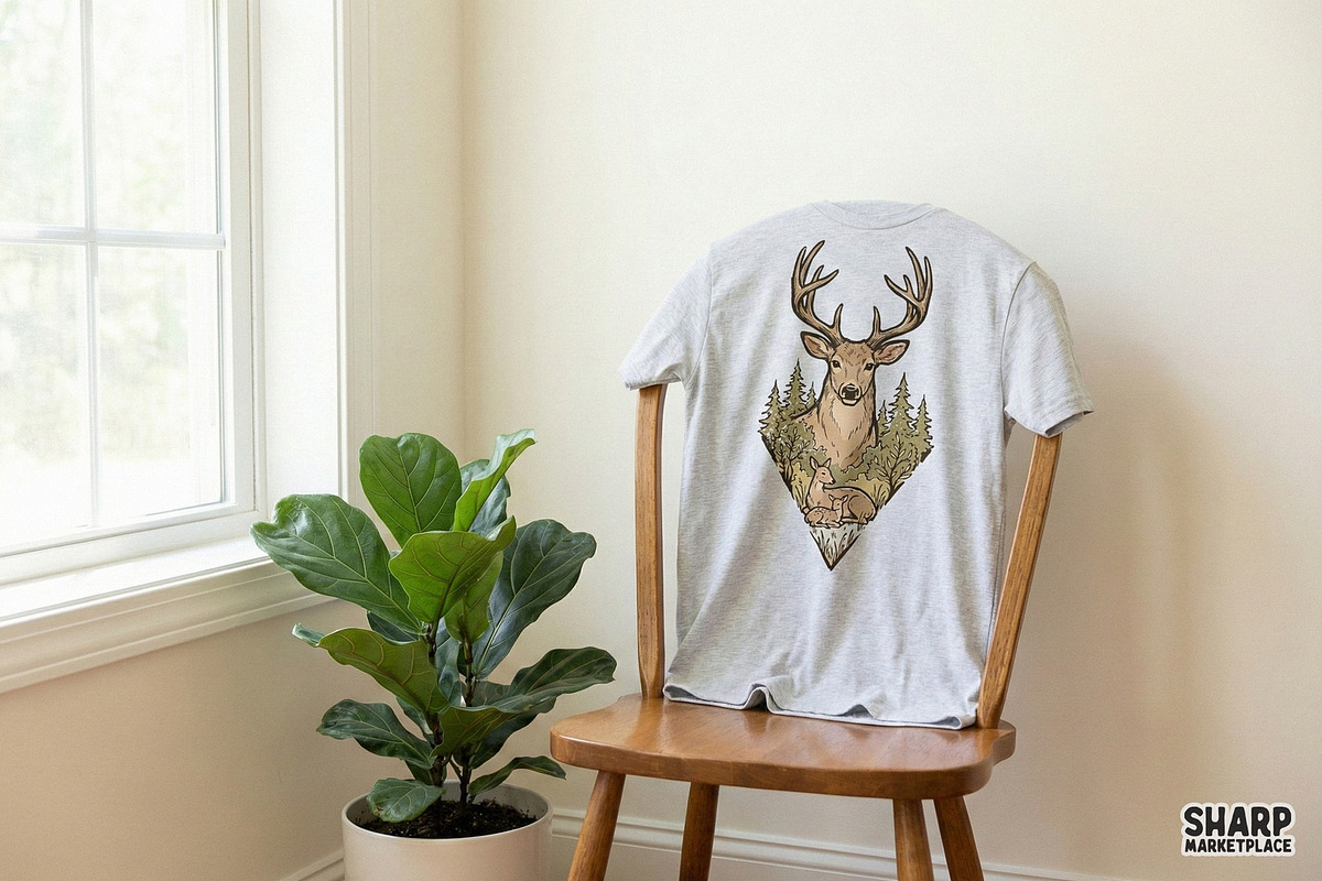 Deer PNG, Woodland Animal Design, an Illustration by SharpMarketplace (Photo 3 of 4)
