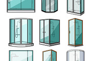 Various shower cabins featuring, an Object Graphic by pikepicture (Thumbnail 3 of 3)