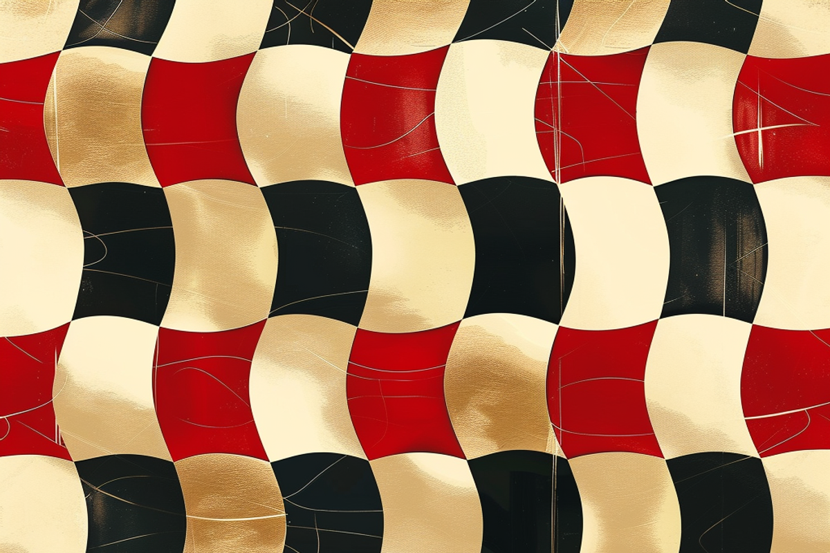 Festive Checker Glow, a Pattern Graphic by Printable Treasure (Photo 3 of 3)