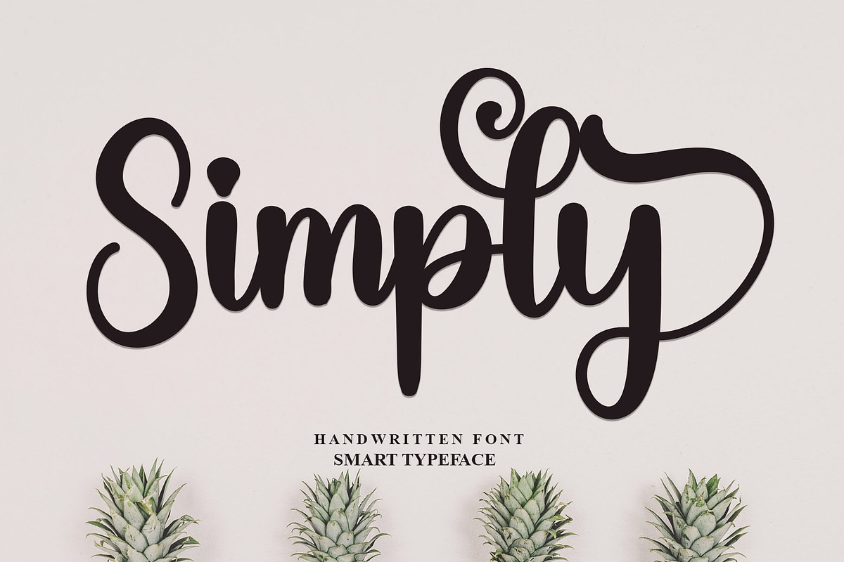 Simply, a Script Font by FreshTypeINK (Photo 1 of 8)
